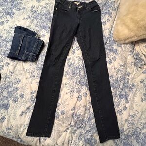 Dark Blue Skinny Jeans Tory Burch Jean legging